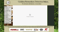 Desktop Screenshot of detectorsales.ca
